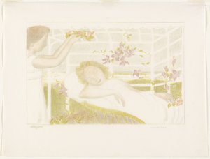 Allegorie, plaat één uit Liefde door Maurice Denis