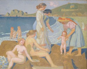 Baden bij Perros Guirec door Maurice Denis