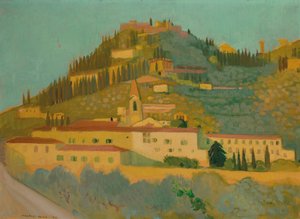 Fiesole, 1931 door Maurice Denis