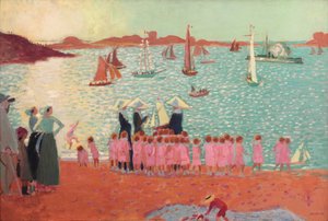 La Colonie de vacances, 1913 door Maurice Denis
