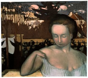 Portret van de vrouw van de kunstenaar, 1893 door Maurice Denis