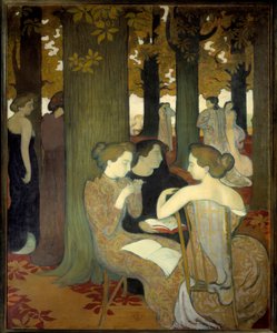 De Muzen of in het Park door Maurice Denis
