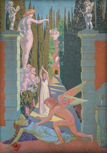 Het Verhaal van Psyche, Paneel IV. De Wraak van Venus door Maurice Denis