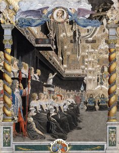 Begrafenis van Henriette Anne van Engeland in de Basiliek van Saint Denis op 21 augustus