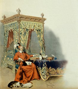 Geschiedenis van Frankrijk: Kardinaal Richelieu (Armand Jean du Plessis) door Maurice Leloir