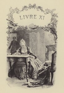 Illustratie voor Boek XI van Les Confessions de Jean-Jacques Rousseau (gravure)