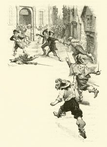 Illustratie voor De Drie Musketiers