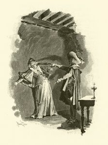 Illustratie voor De Drie Musketiers door Maurice Leloir