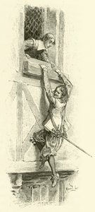 Illustratie voor De Drie Musketiers door Maurice Leloir