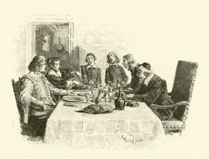 Illustratie voor De Drie Musketiers door Maurice Leloir