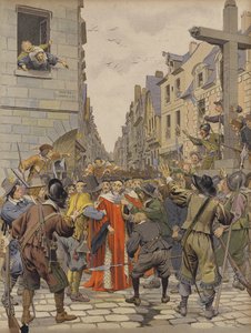 Dag van de Barricades, Mathieu Mole bij het Kruis van Trahoir door Maurice Leloir