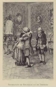 Scheiding van Rousseau en Therese