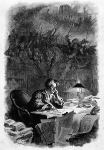 De Franse schrijver Alexandre Dumas (1802-1870) had zijn kantoor waar hij 