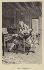 De verbrande drugs (gravure)