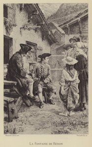 De fontein van Hero door Maurice Leloir