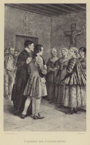 Het hospice van de catechumenen door Maurice Leloir