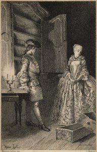 La découverte du Vol - in “Histoire de Manon Lescaut et du chevalier Des Grieux” door L