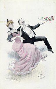 Joie de Vivre, ansichtkaart ca. 1900