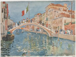 Een brug in Venetië