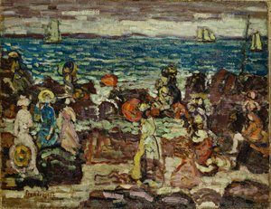 Ein dunkler Tag door Maurice Prendergast