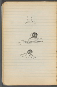 Schetsboek, pagina 069: Figuren door Maurice Prendergast