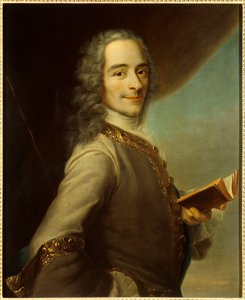 Portret van Francois Marie Arouet, bekend als Voltaire door Maurice Quentin de La Tour