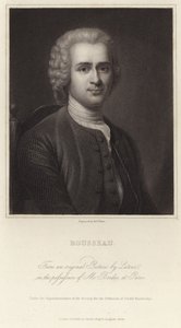 Portret van Jean-Jacques Rousseau