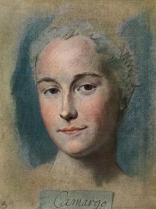 Marie Anne de Cupis de Camargo, van La Tour, uitgegeven 1920