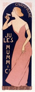 Champagne Jules Mumm door Maurice Realier Dumas