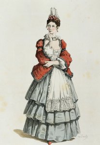 Columbine in 1683 door Maurice Sand