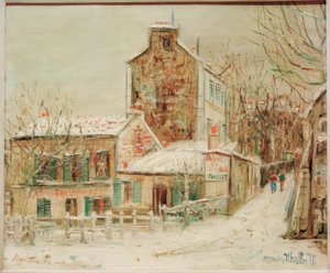 Cabaret Lapin Agile II door Maurice Utrillo