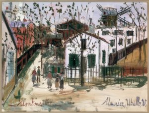Montmartre door Maurice Utrillo