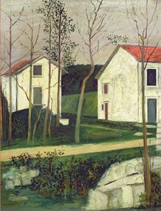 Ravin de Presles (olieverf op doek) door Maurice Utrillo