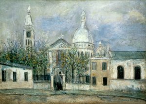 Saint-Pierre-de-Montmartre door Maurice Utrillo