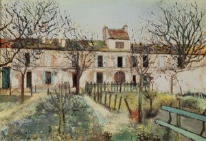 De tuin van Montmagny  door Maurice Utrillo