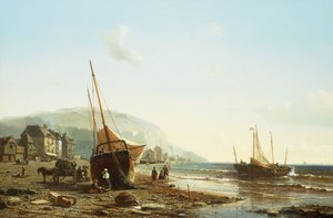 Aan de kust van Normandië door Mauritz Frederik Hendrik De Haas