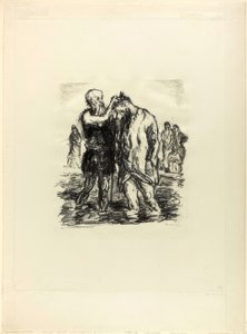 Doop van Christus door Max Beckmann