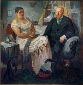 Het liefdespaar door Max Beckmann