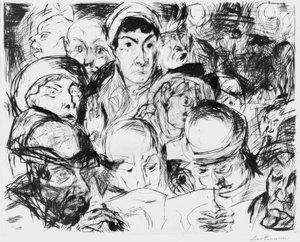 De oorlogsverklaring door Max Beckmann