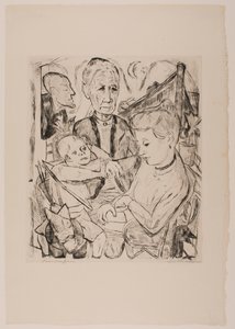 Familietaferelen (Beckmann Familie), plaat 2 uit de portfolio 