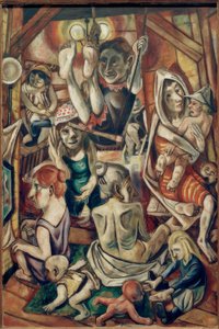 Vrouwenbad door Max Beckmann