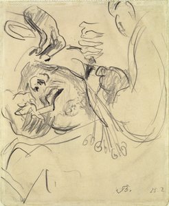 Hoofdoperatiepatiënt door Max Beckmann