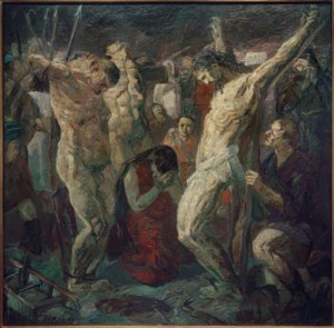 Kruisiging door Max Beckmann