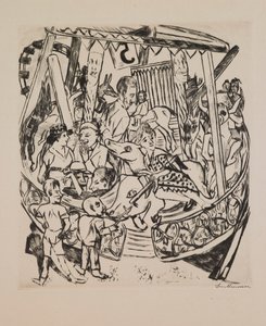Draaimolen (Annual Fair) door Max Beckmann