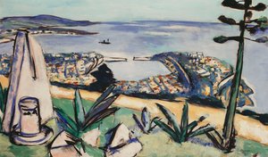 Monte Carlo (Zuidelijke Havenstad) door Max Beckmann