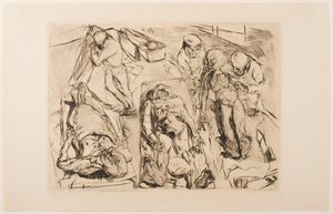 Morgue door Max Beckmann
