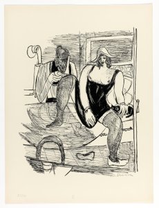 Ochtend, plaat 11 uit Dag en Droom door Max Beckmann
