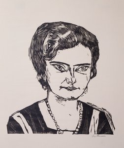 Portret van Frau HM (Naila)