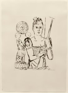Schiettent door Max Beckmann