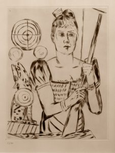 Schiettent door Max Beckmann